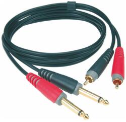 KLOTZ - JACK-RCA dupla kábel 1 m