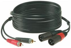 KLOTZ - XLR-RCA dupla kábel 2 m - dj-sound-light - 11 490 Ft