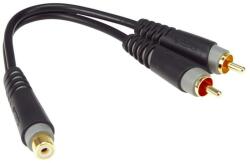 KLOTZ - AYU8 adapterkábel Y RCA-RCA 0.2m - dj-sound-light