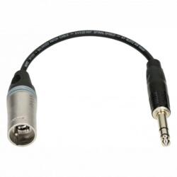 KLOTZ - KL-XLRBMP63 6.3mmJACK3-XLR3M kábel 0.2m - dj-sound-light