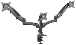 König & Meyer - 23878-000-55 asztalra szerelhető tripla monitor állvány, fekete