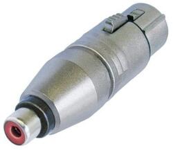 Neutrik - NA2FPMF Átalakító 3 pólusú XLR aljzat-RCA aljzat - dj-sound-light