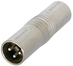 Neutrik - NA3MM átalakító 3 pólusú XLR dugó-3 pólusú XLR dugó