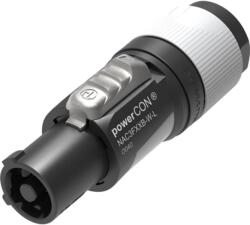 Neutrik - NAC3FXXB-W-L powerCON lengő hálózati kimenet, szürke, nagy méret (10-16 mm)