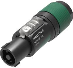 Neutrik NL4FXX-W-L speakON 4-pólusú lengő hangfal csatlakozó, nagy, 10-16 mm átmérőjű kábelekhez