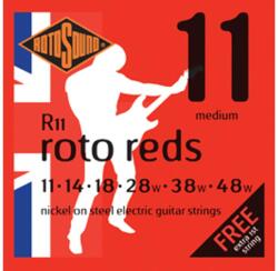 ROTOSOUND - R11 Roto Reds medium elektromos gitárhúr készlet 11-48