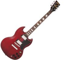 Vintage - V69CR Coaster Cherry Red 6 húros elektromos gitár