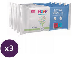 HiPP Babysanft Ultra Sensitive nedves törlőkendő 3x5x48 db
