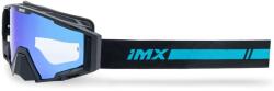 iMX Sand motocross szemüveg fekete-kék, kék irídium plexivel
