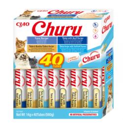 Inaba Foods Churu Cat Varieties Recompense Cremoase cu Ton 40 buc - shop4pet
