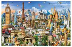 Educa 20248 - Miniature puzzle - Európa jelképei - 1000 db-os puzzle (20248)