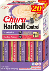 Inaba Foods Churu Cat Varieties Hairball Recompense Cremoase cu Pui si Ton 20 Buc - shop4pet