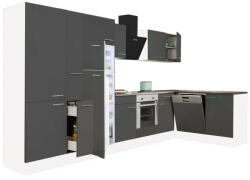  Yorki 370 sarok konyhabútor alsó sütős felülfagyasztós hűtős kivitelben (LS370FHAN-SUT-PSZ-FF)