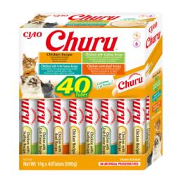 Inaba Foods Churu Cat Varieties Recompense Cremoase cu Pui 40 buc - shop4pet