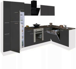 Elleci Yorki 310 sarok konyhabútor alsó sütős felülfagyasztós hűtős kivitelben (LS310FHAN-SUT-FF)