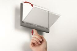 DURABLE Információs tábla, 148, 5x210 mm, DURABLE CLICK SIGN, szürke - oneclick