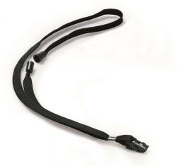 DURABLE Nyakbaakasztó, klippel, DURABLE, fekete