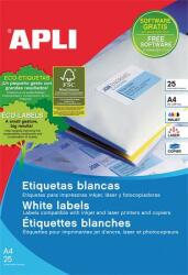 APLI Etikett, univerzális, 105x37 mm, APLI, 400 etikett/csomag - oneclick