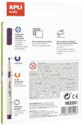 APLI Textilfilc, 2, 9 mm, APLI Kids Markers Textil, 10 különböző szín