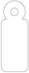 APLI Árazócímke, 11x29 mm, APLI, fehér - oneclick