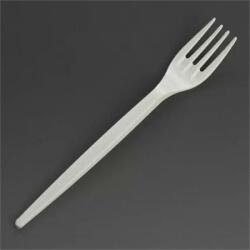  Villa, műanyag, többször használatos, 17 cm, 20 db Prima, fehér