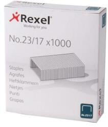 Rexel Tűzőkapocs, 23/17, REXEL Gladiator - oneclick