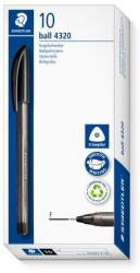 STAEDTLER Golyóstoll, 0, 3 mm, kupakos, STAEDTLER Ball 432, fekete - oneclick