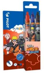 Pilot Rollertoll készlet, 0, 35 mm, törölhető, nyomógombos, PILOT Frixion Clicker Naruto, 3 különböző szín