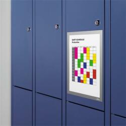 DURABLE Infokeret, A4, mágneses, DURABLE DURAFRAME® MAGNETIC, ezüst