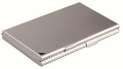 DURABLE Névjegykártyatartó tárca, fém, 20 db-os, DURABLE CARD BOX DUO, ezüst