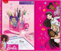 Maped Színező készlet, ajándékdoboz, MAPED Barbie, 35 darabos