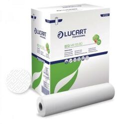 Lucart Vizsgálóasztel terítő, 2 rétegű, 55 cm x 80 m, 6 tekercs, LUCART Eco MR 55/80, fehér