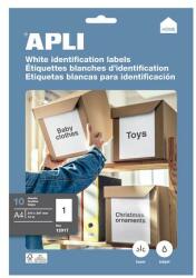 APLI Etikett, univerzális, 210x297 mm, APLI, 10 etikett/csomag - oneclick