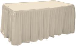 Horecano HORECANO-Драперия за маса 152x76xh74cm - IVORY L4, 56m (HC-16149) (0116149)