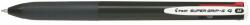 Pilot Golyóstoll, 0, 27 mm, nyomógombos, fekete, PILOT Super Grip G, négyszínű