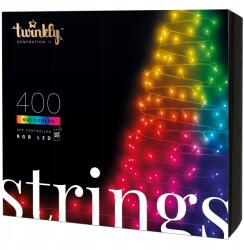 Twinkly Strings 400 Led Rgb fekete vezeték Dugó F (eu típus) 32 m (TWS400STP-BEU)