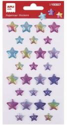 APLI Matrica, domború, APLI Kids Stickers, tündöklő csillagok
