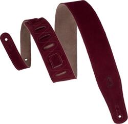 Levy's Simply Suede Burgundy Curea de chitară (<![CDATA[MS26-BRG]]>)