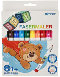 Spirit Spirit: Színes bébi 10db-os kimosható filctoll szett (410045)