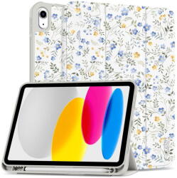 Tech-Protect TP2415 Tech-Protect tolltartós Apple iPad 10.9 (2022/2025) tok, tavaszi virágos (Spring Flowers) (TP2415)