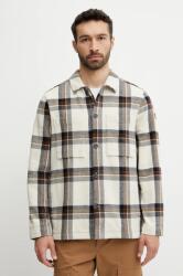 Fjällräven ing Singi Flannel Overshirt M férfi, galléros, bézs, relaxed, F12600226.113. 555 - bézs L