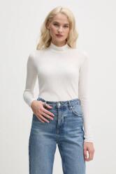 Pepe Jeans hosszú ujjú FLORY női, garbónyakú, bézs, PL505978 - fehér XL