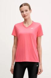 Under Armour edzős póló Tech rózsaszín - rózsaszín M
