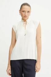 HUGO BOSS top fehér, női, sima, 50546364 - bézs L
