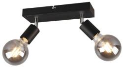 TRIO Vannes fekete mennyezeti spotlámpa (TRI-R80182032) E27 2 izzós IP20 (R80182032)