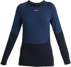 Icebreaker Tricou pentru femei Merino 200 Sebula LS Crewe Mid Navy/Royal Navy/Snow/Cb S