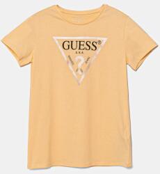 GUESS gyerek pamut póló narancssárga, J73I56 K8HM0 - narancssárga 125-135
