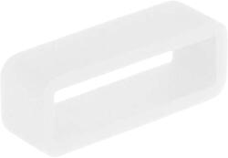 Okosóra szíj bújtató - 22 mm széles, fehér szilikon (1db) - graffistore
