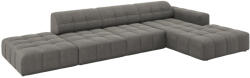 Cosmopolitan Design Szürke bársony sarokkanapé Cosmopolitan Design Chicago 341 cm, jobb (COS_RCO_51_F1_CHICAGO5)