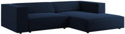 Cosmopolitan Design Királykék bársony sarokkanapé Cosmopolitan Design Arendal 224 cm, jobb (COS_RC_M_184_F1_ARENDAL2)